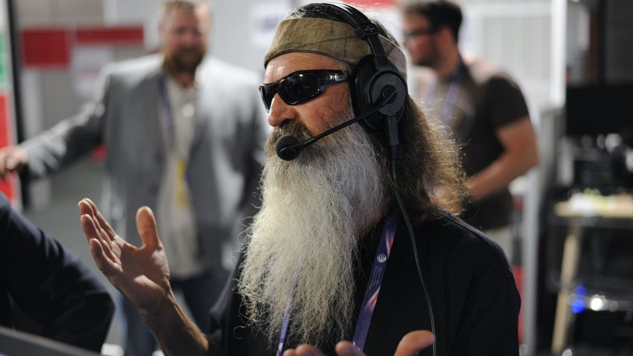 Phil Robertson has been baptizing fans of his podcast who are showing up in his town to hear the gospel