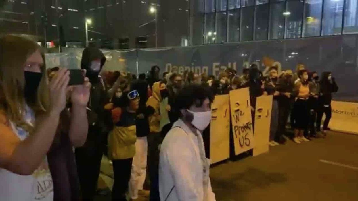 Photographer for major paper says protesters ordered him 'no more pictures,' threatened to destroy his equipment — and it appears he obeyed