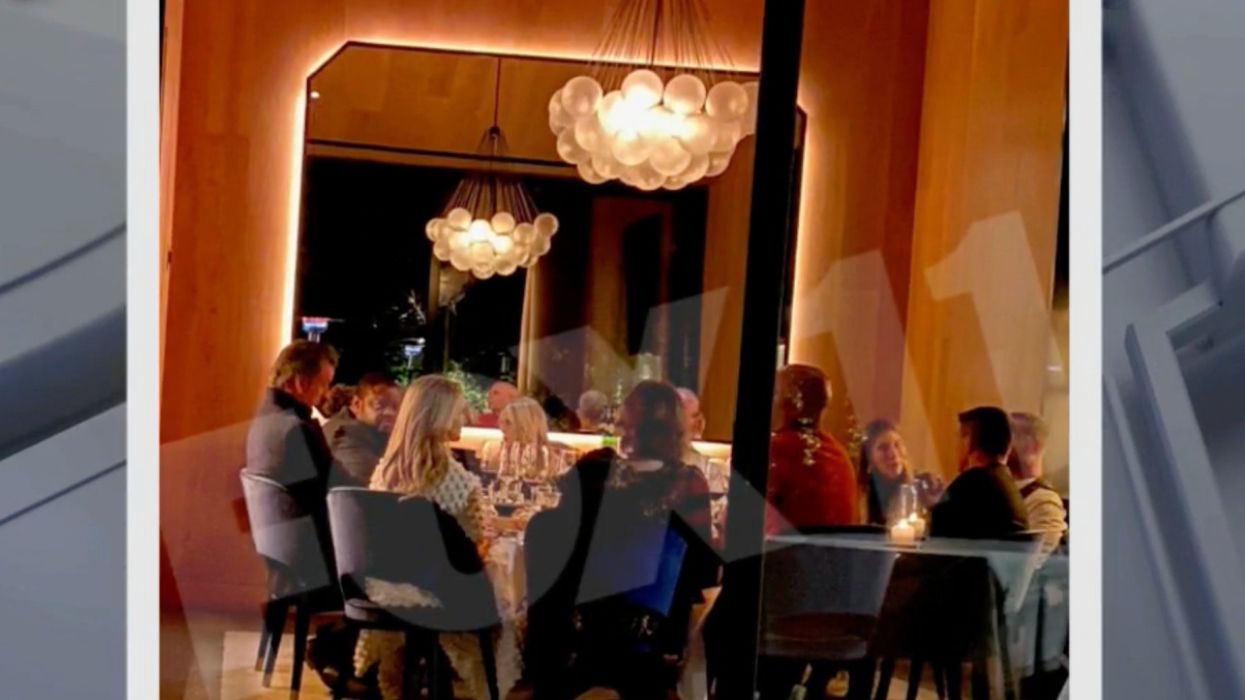 Photos emerge of California Gov. Gavin Newsom dining unmasked with large party — and even CNN is criticizing the blatant hypocrisy