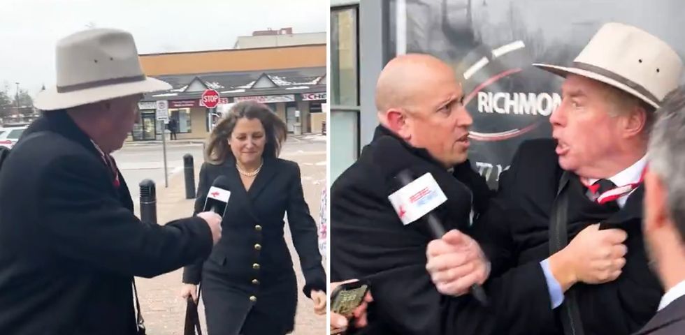 Police arrest reporter after he asked Trudeau's deputy about the Canadian regime's failure to call out terrorism