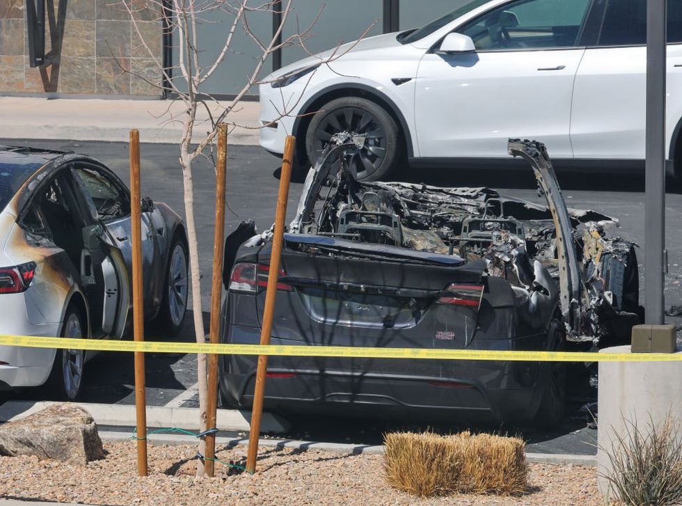 Police find more incendiary devices at Tesla dealership amid wave of attacks