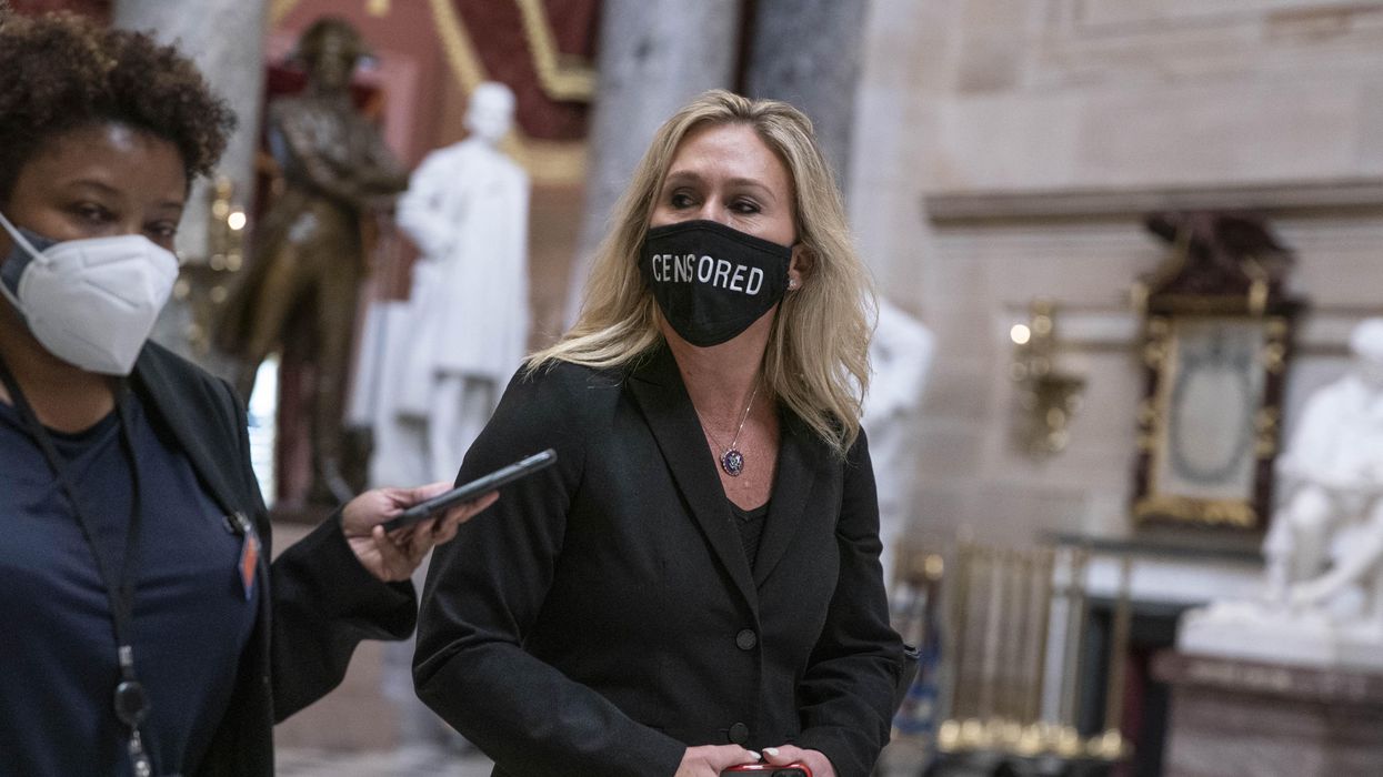 Police threaten TV crew with arrest after reporter attempts to ask Rep. Marjorie Taylor Greene a question at a town hall event