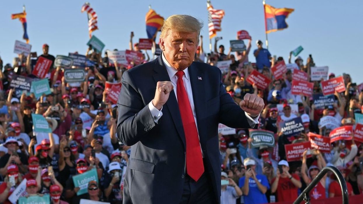 Political opponents accuse Trump of felony after viral tweet falsely claims he admitted to quid pro quo