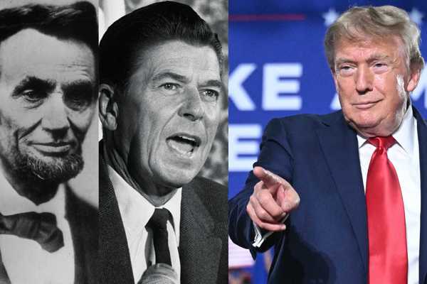 Poll pits Trump against Reagan and Lincoln — and the results are shocking