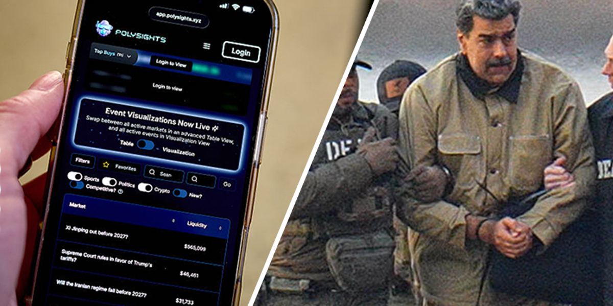Polymarket bettors RAGE as the app says Maduro's capture doesn't count as an invasion
