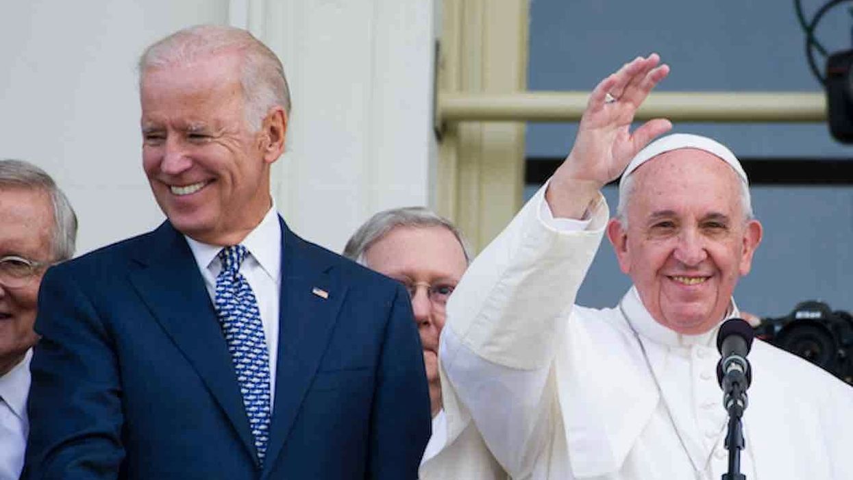 Pope Francis congratulates, blesses fellow Catholic Joe Biden. The pair agree on some issues — but abortion isn't one of them.