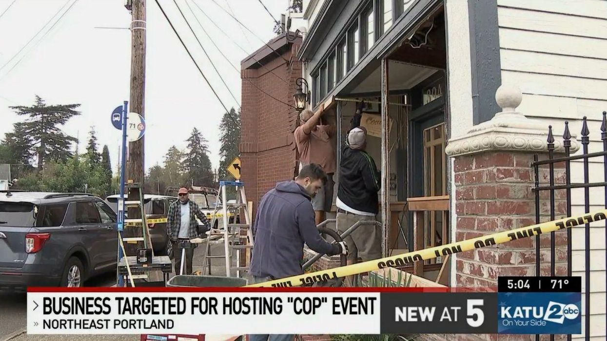Portland coffee shop vandalized ahead of hosting 'Coffee with a Cop' event