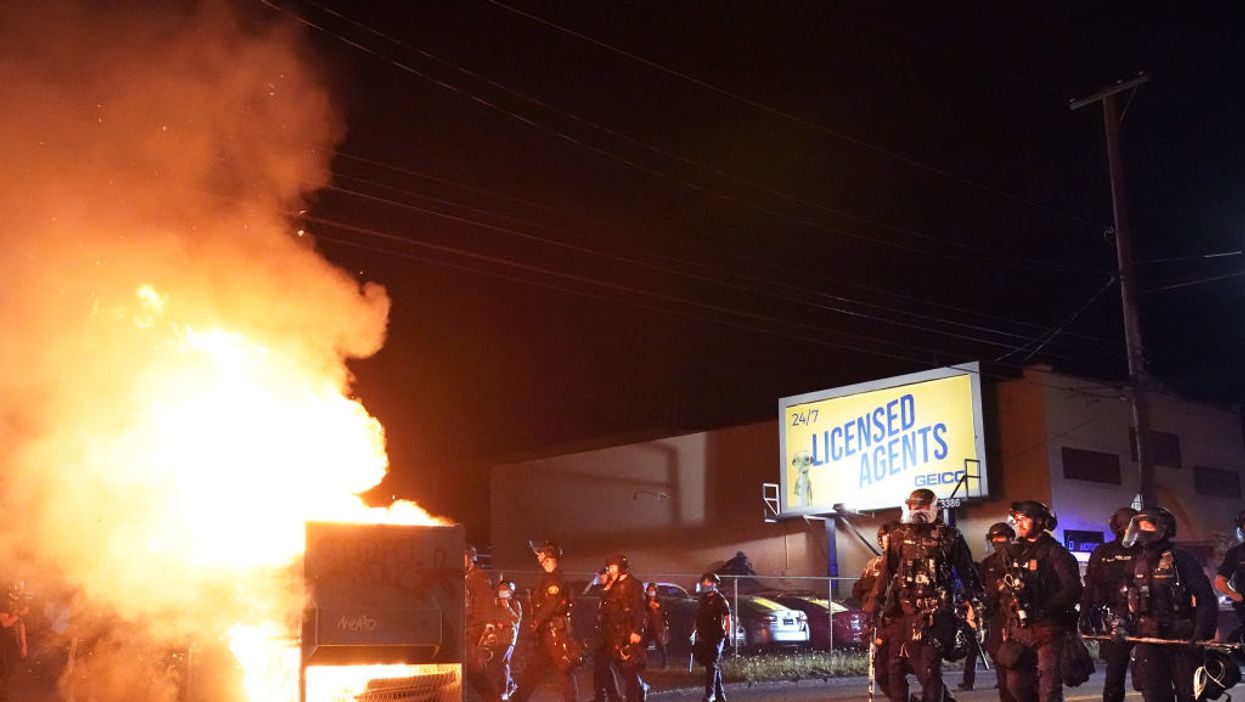 Portland Mayor Ted Wheeler's strategy to quell rioting in the city: Let it 'burn itself out'