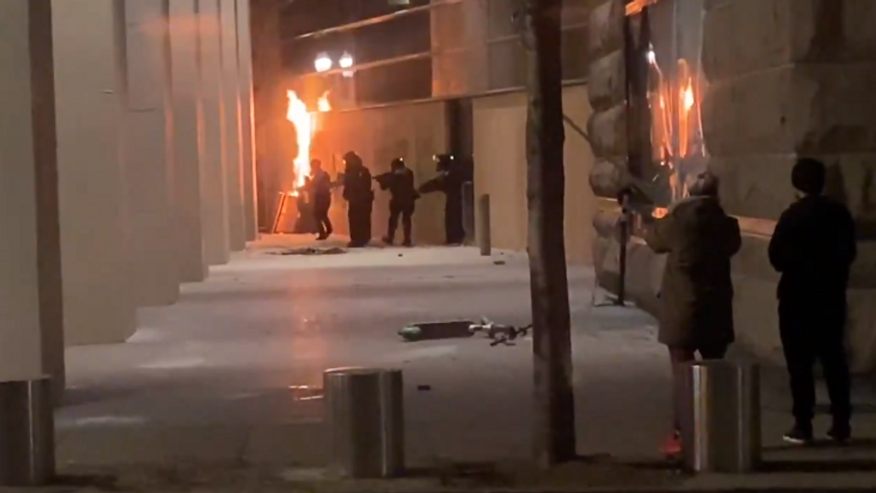 Portland rioters attack federal courthouse, set fires, and bash Biden: 'New president same imperialism'