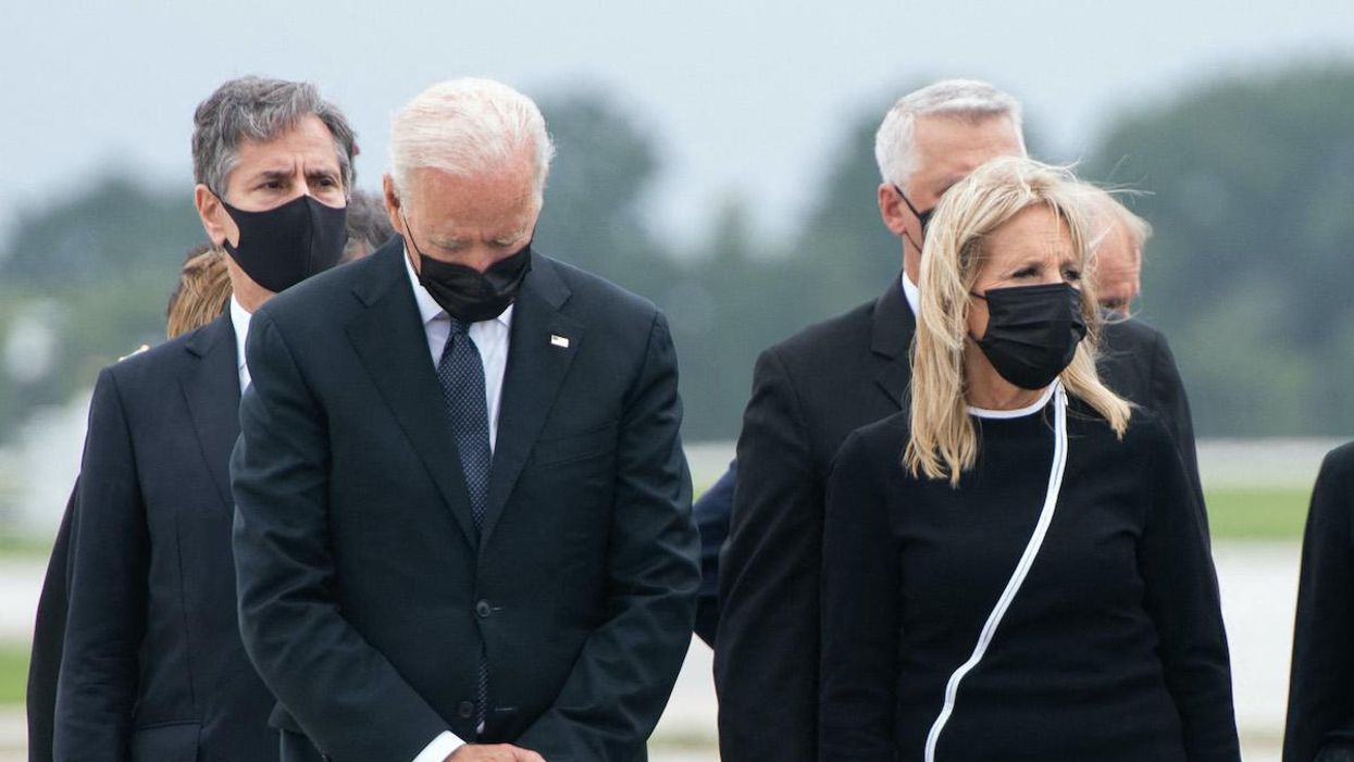 Pregnant widow of slain Marine left her meeting with Biden distraught after he showed 'total disregard' for her husband: Report