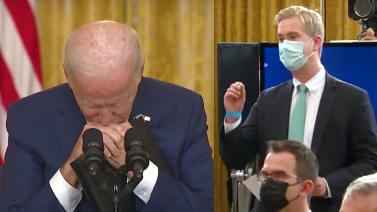 President Biden gets into heated exchange with Fox News reporter during media briefing on deadly terror attack in Kabul