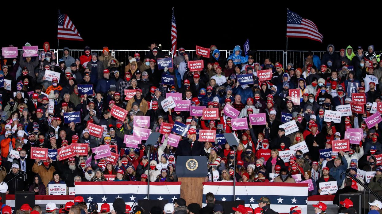 President Donald Trump gets sentimental during final campaign rally: 'Don't make me cry, don't make me cry'