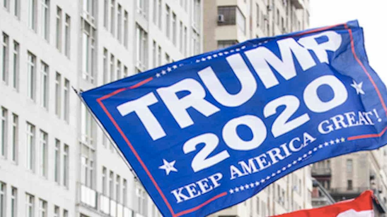 President thanks 'anonymous tree climber' who puts Trump 2020 flags where only rabid leftists would dare go to steal them