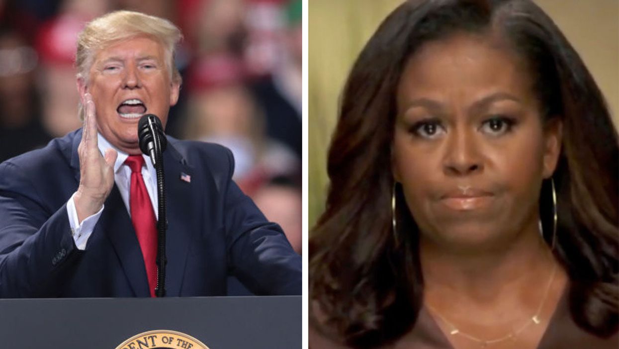 President Trump fires back at Michelle Obama with cold hard truth over DNC speech attacks
