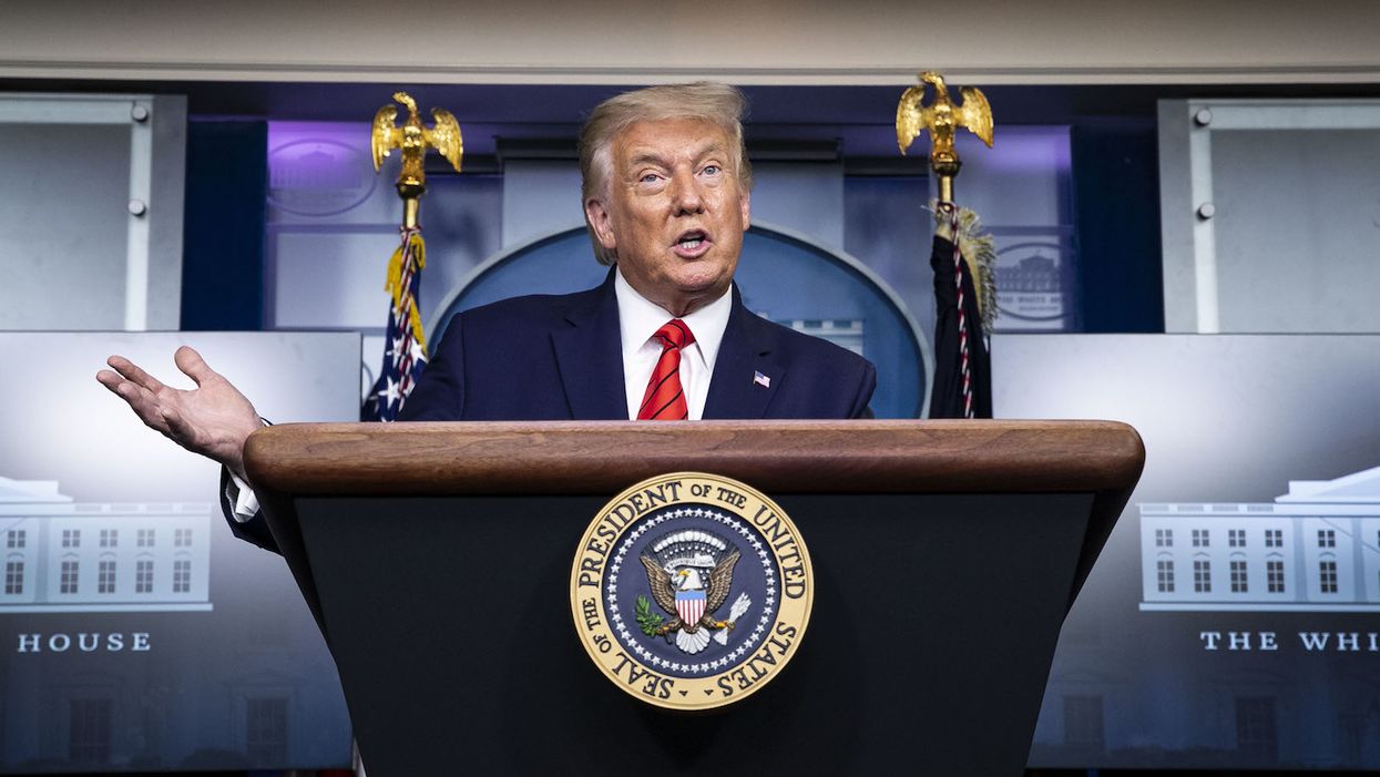 President Trump says he doesn't want his supporters confronting rioters: 'Leave it to law enforcement'