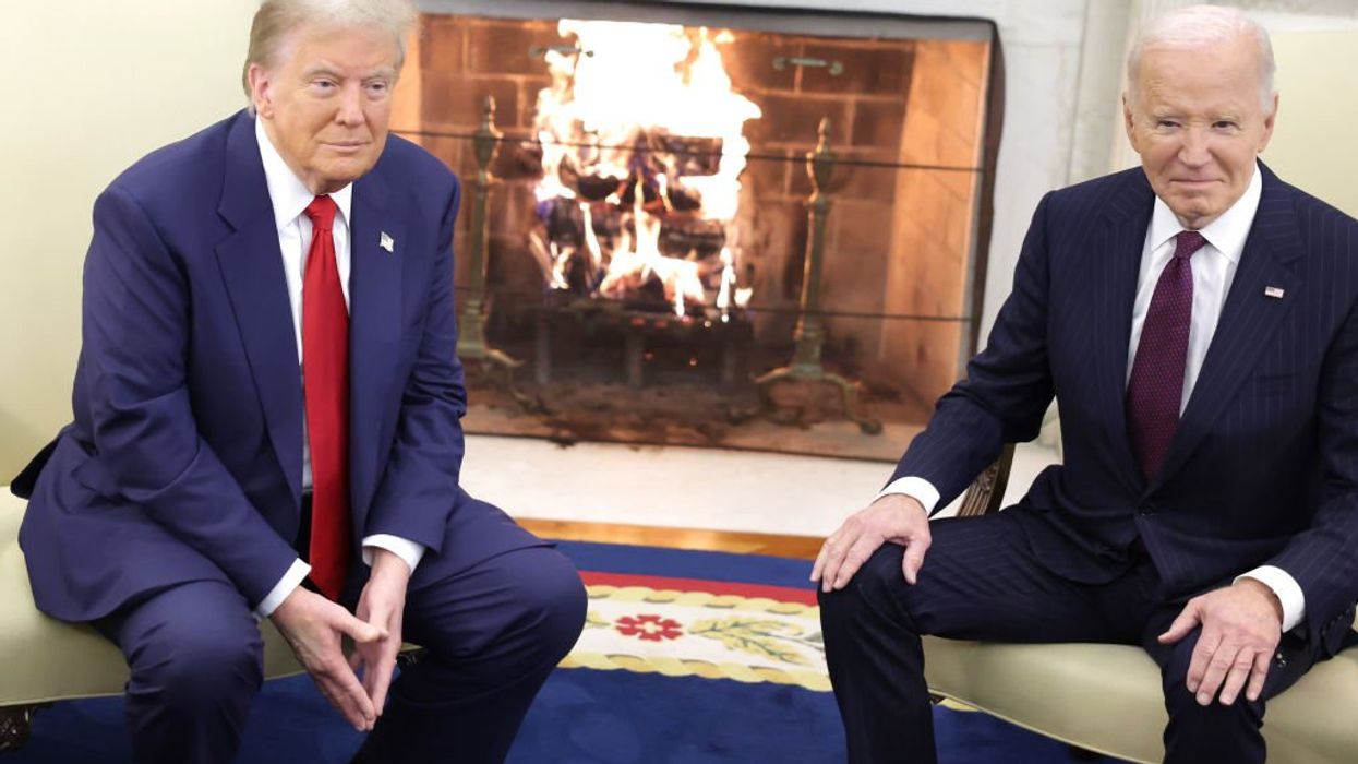 Presidents Biden and Trump share cordial moment in Oval Office