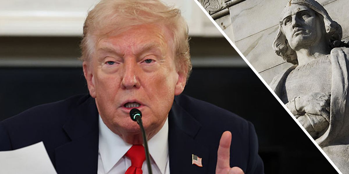 Press pool shocks Trump with reaction to Columbus Day news Press pool shocks Trump with reaction to Columbus Day news