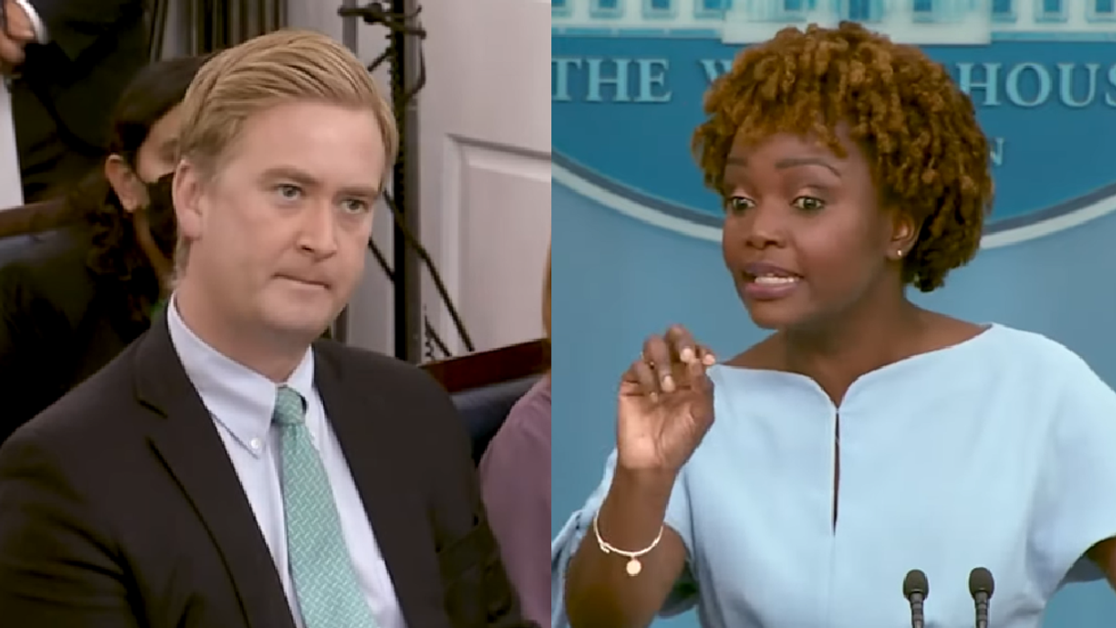 Press sec panics when Doocy brings up DAMNING Biden voicemail: 'I'm not going to talk about' the laptop