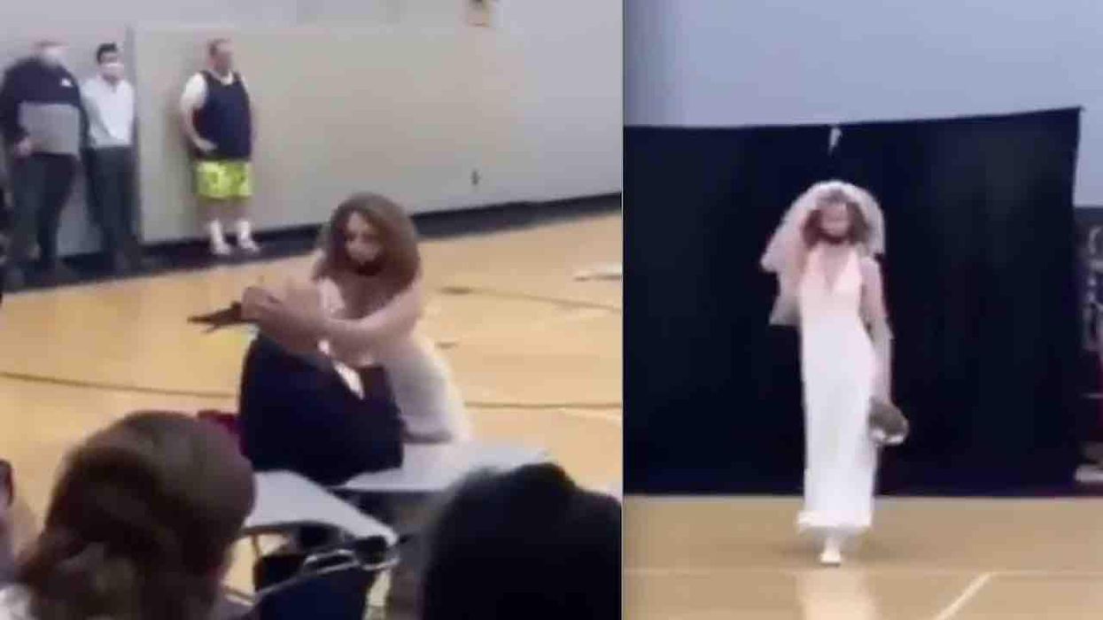 Principal who got 'Man Pageant' lap dances from HS students also was touched, rubbed by male student during raunchy 'Like a Virgin' routine in 2020 video