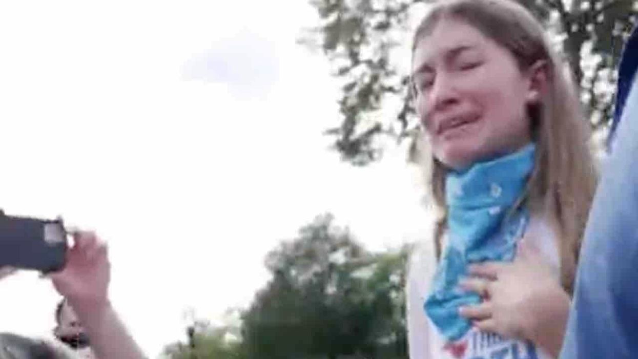 Pro-life activist punched in face by leftist woman in front of Supreme Court building after Amy Coney Barrett nomination