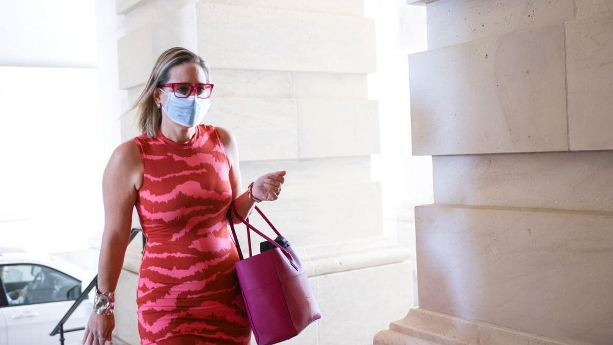 Progressives rage at Kyrsten Sinema as Biden's $3.5 trillion spending bill stalls