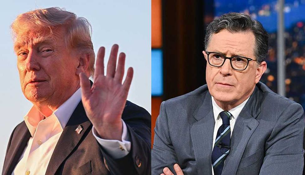 Propagandist Stephen Colbert gets final jab from Trump on the way out
