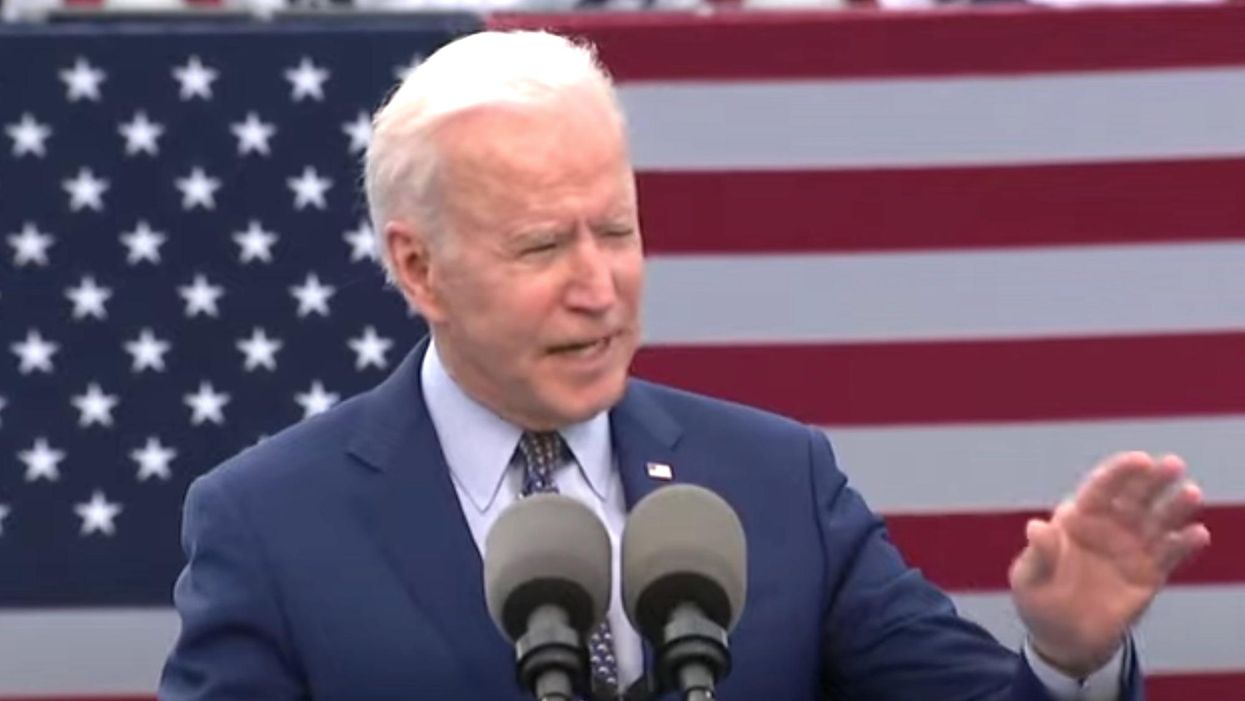 Protesters repeatedly interrupt Joe Biden at his car rally, and he tells them he agrees with their extreme cause