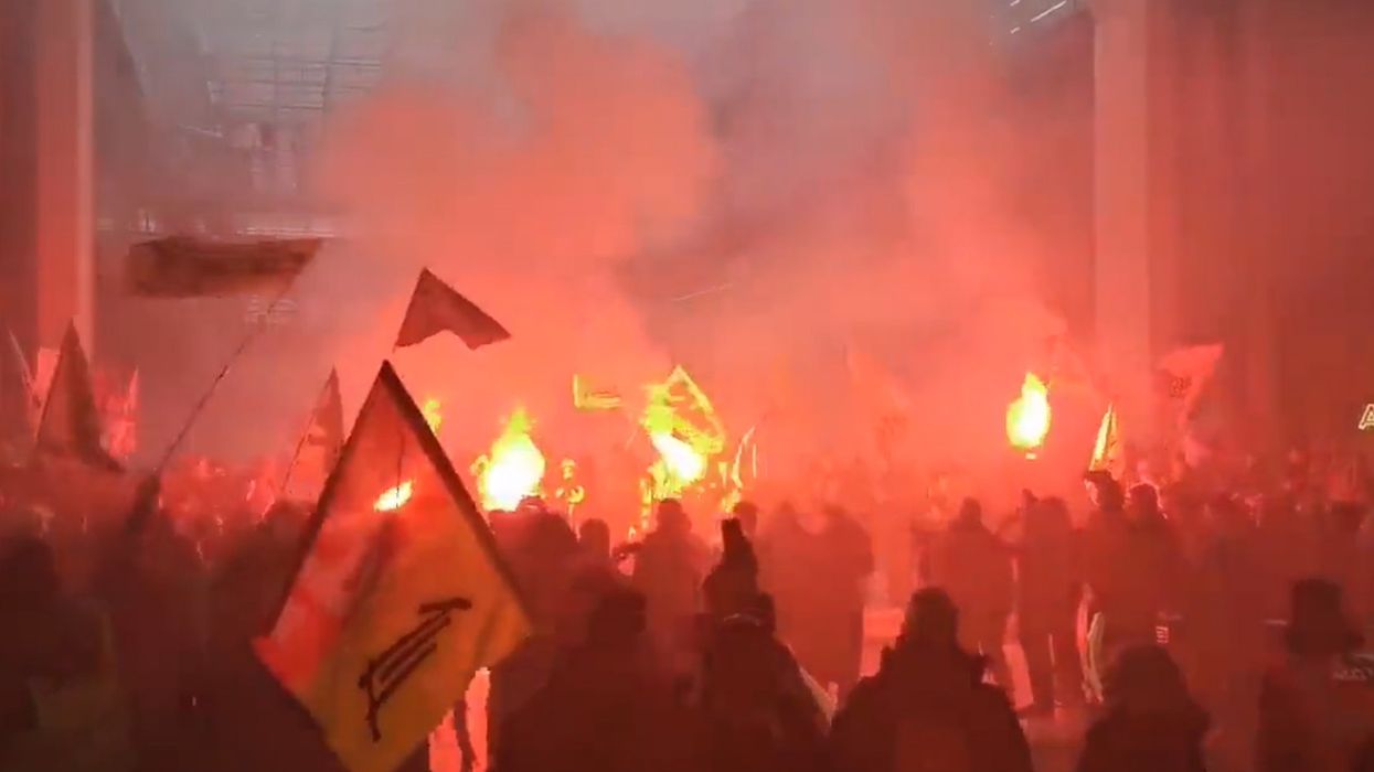 Protesters storm BlackRock headquarters in Paris