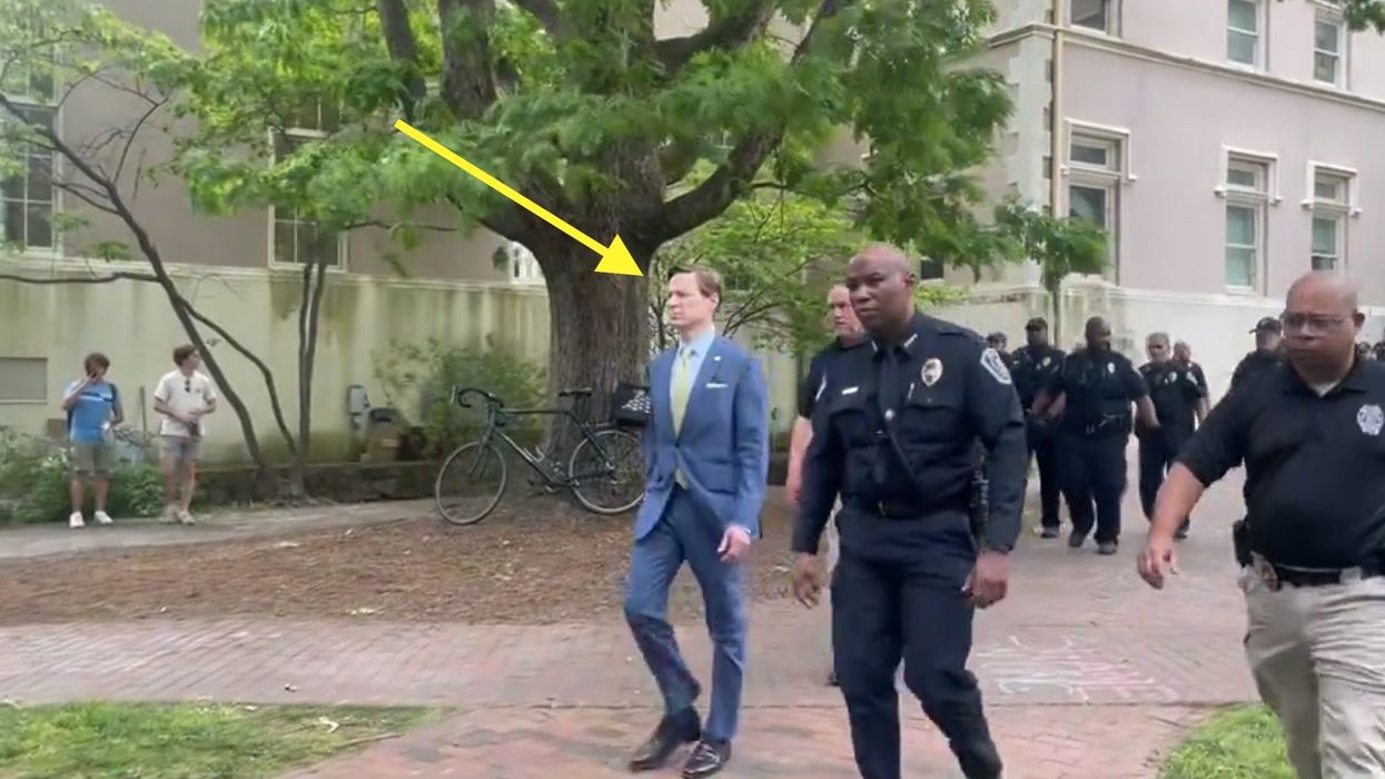 Protesters take down American flag at UNC — then chancellor personally restores it and makes courageous promise