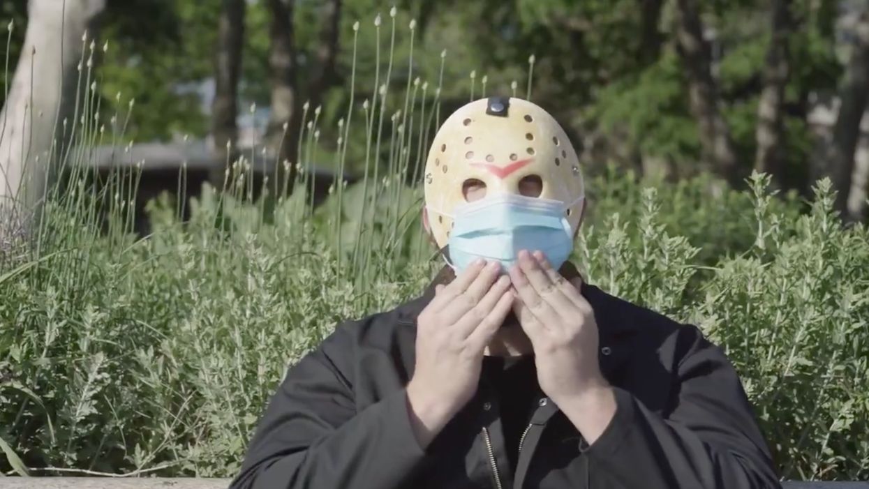 PSA uses mask-wearing 'Friday the 13th' slasher villain to get New Yorkers to ... wear masks