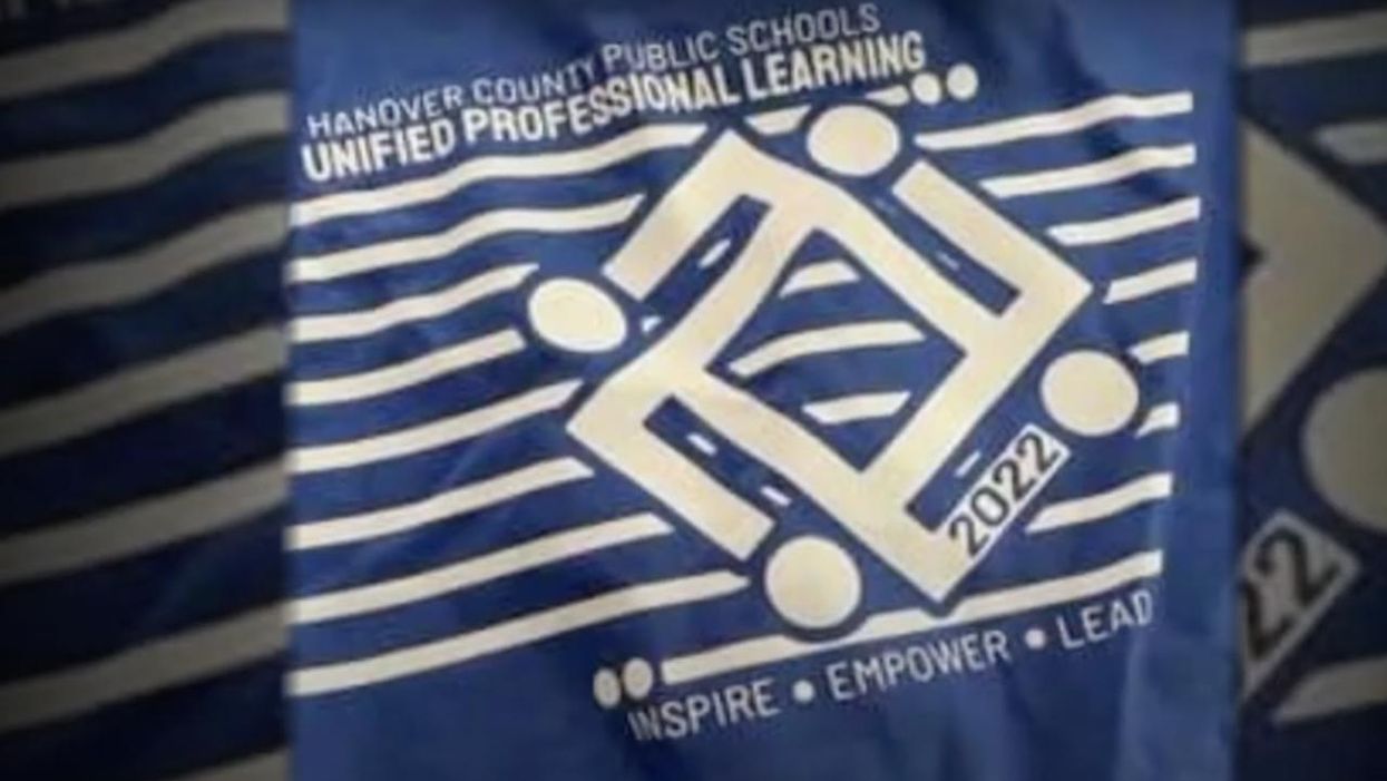 Public school district apologizes for logo resembling swastika on shirt given to staff at conference — and 'for the emotions that the logo has evoked'