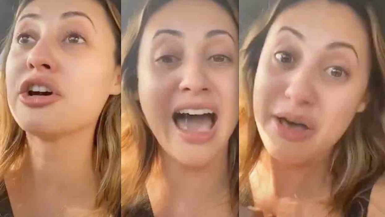 Ranting actress claims Trump supporters 'f***ing boxed me in' on freeway, cries that they were 'pointing at me and laughing at a Mexican'