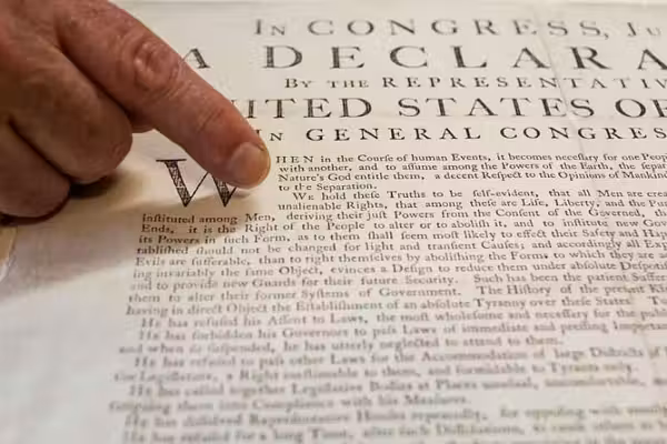 Rare Declaration of Independence copy goes on display — 250 years after the British intercepted it