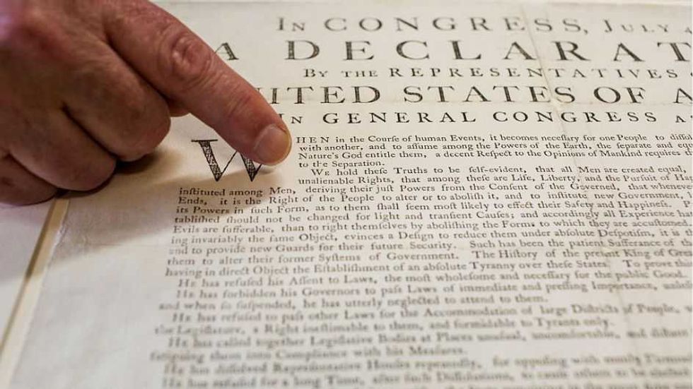 Rare Declaration of  Independence copy goes on display — 250 years after the British intercepted it