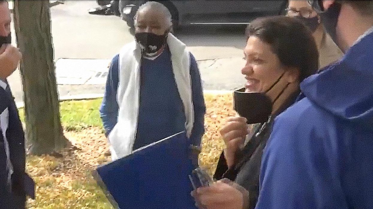 Rashida Tlaib caught on camera: Just wearing a mask because 'I've got a Republican tracker here'