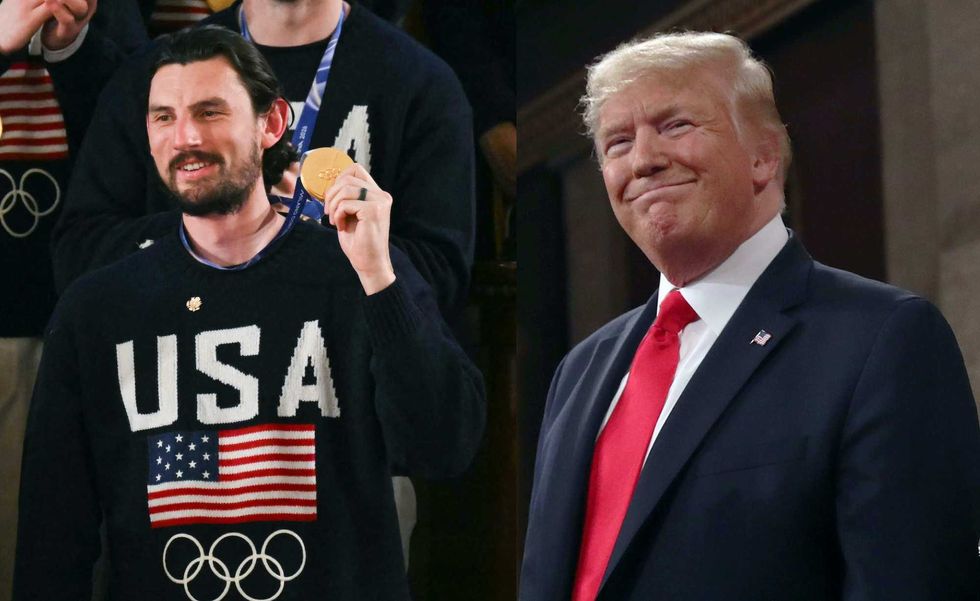 Raucous applause erupts for Olympic men's hockey team at State of the Union: 'What special champions you are!'