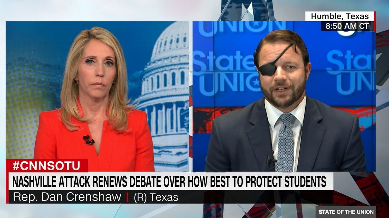 Rep. Crenshaw needs just one question to corner CNN host pushing gun control 'to save the lives of children'