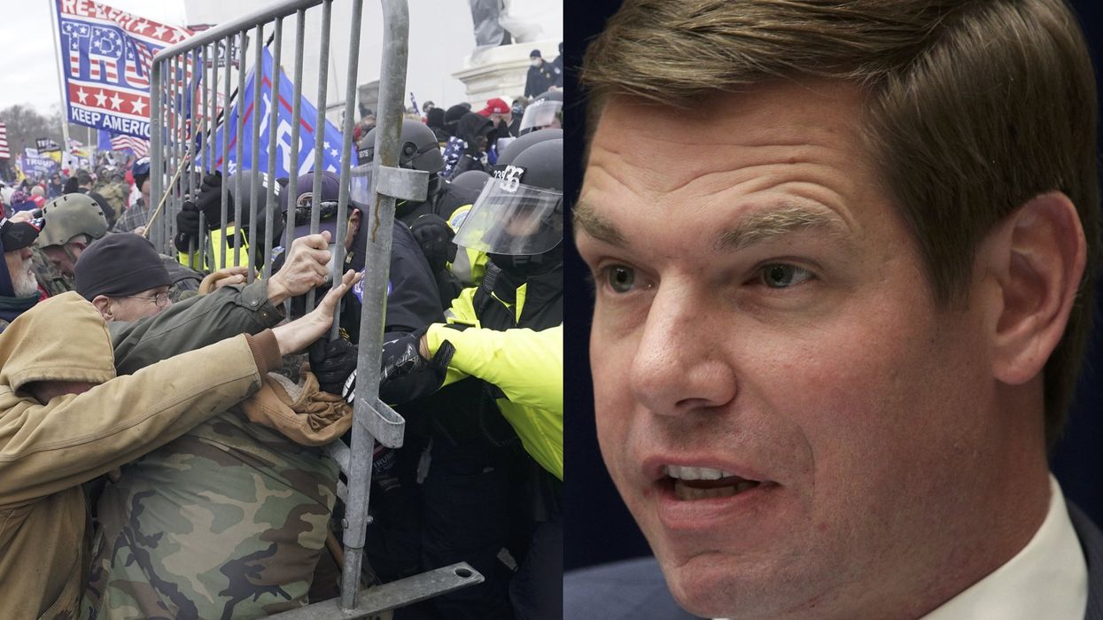 Rep. Eric Swalwell nailed with backlash after peddling fake news about Jan. 6 rioting