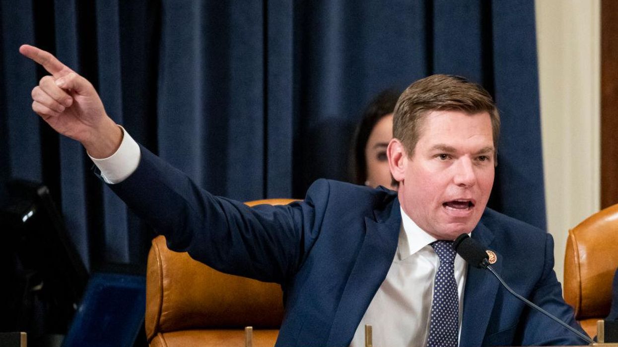 Rep. Eric Swalwell responds to Chinese spy story by blaming President Trump