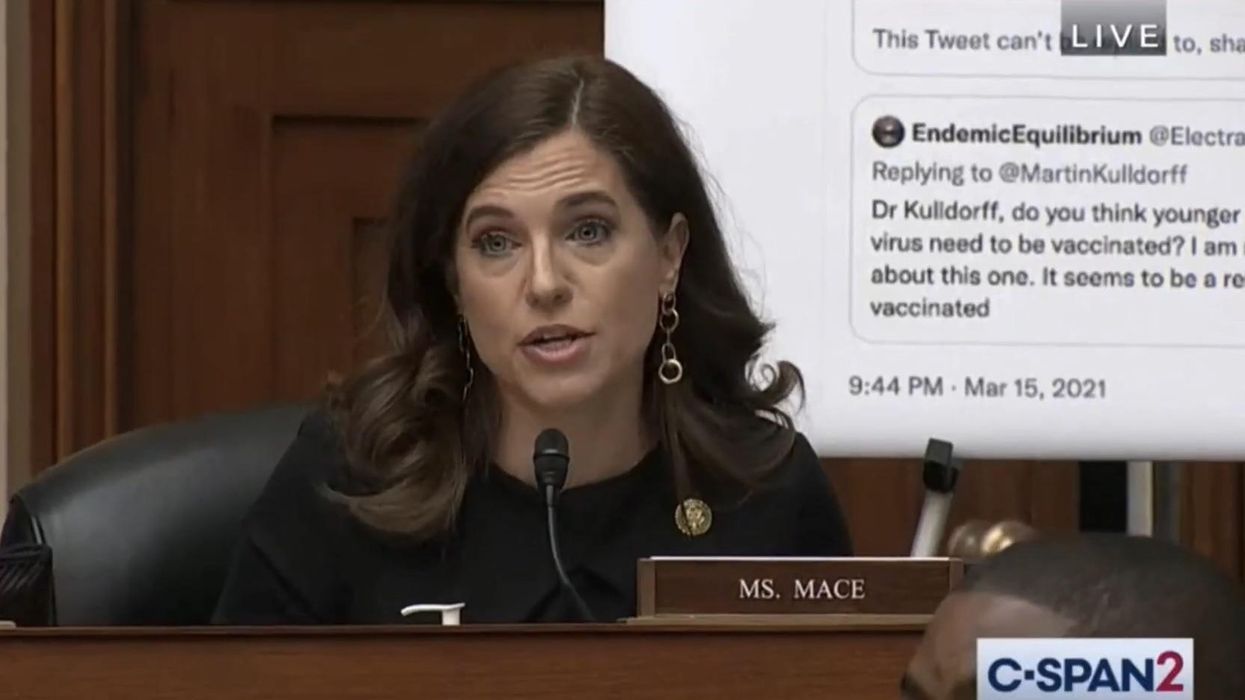 Rep. Nancy Mace corners ex-Twitter exec with just one question for censoring medical experts during COVID-19 pandemic