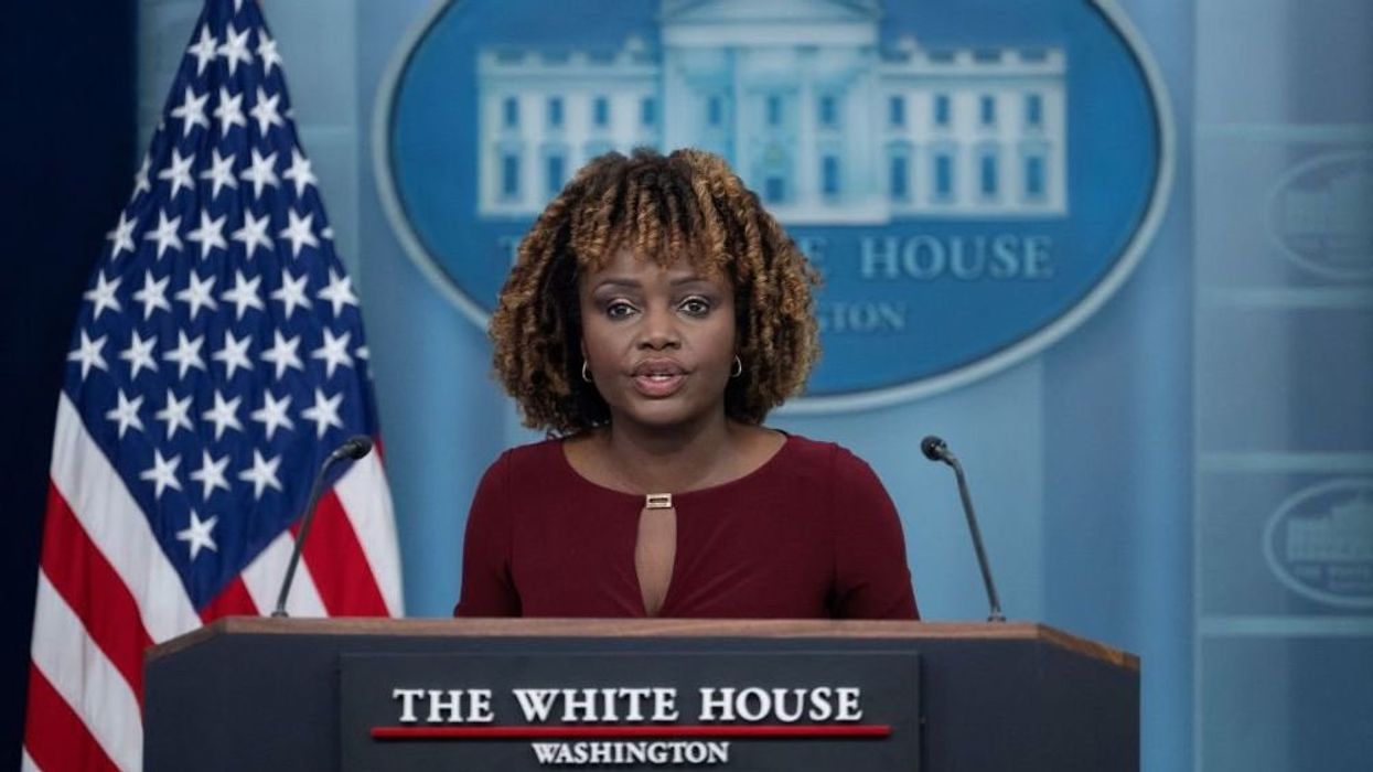 Reporter confronts KJP with perfect question after Biden suggests cannibals ate his uncle — and her response says it all