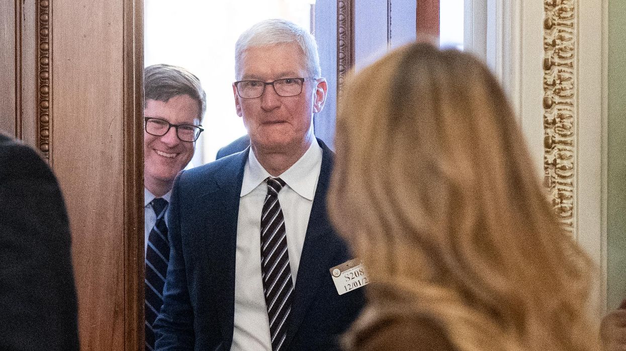 Reporter grills Tim Cook over Apple's cozy relationship with China. Only footsteps broke his deafening silence.