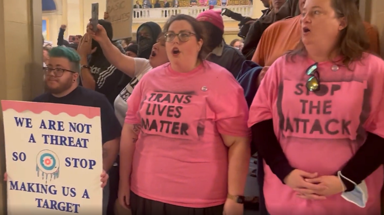 'Republicans fear love': Transgender surgery supporters occupy Oklahoma capitol, demand no age restrictions for operations