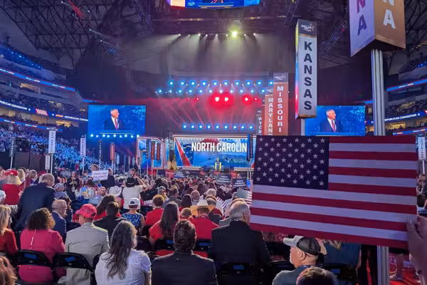 Republicans fill American Airlines Center on first night of the convention