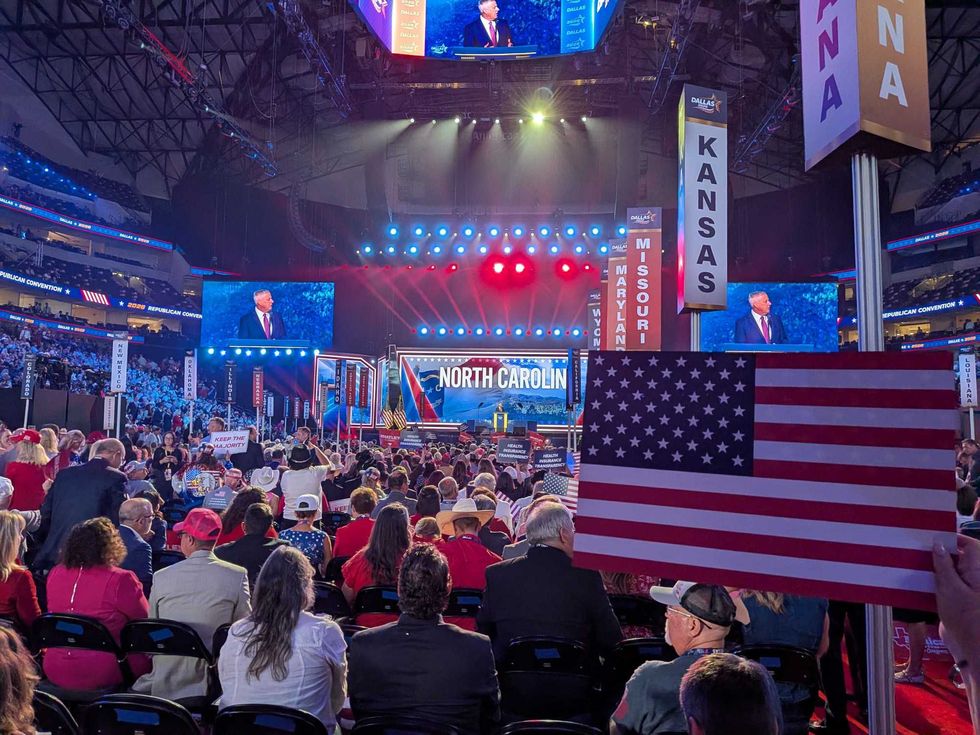 Republicans fill American Airlines Center on first night of the convention