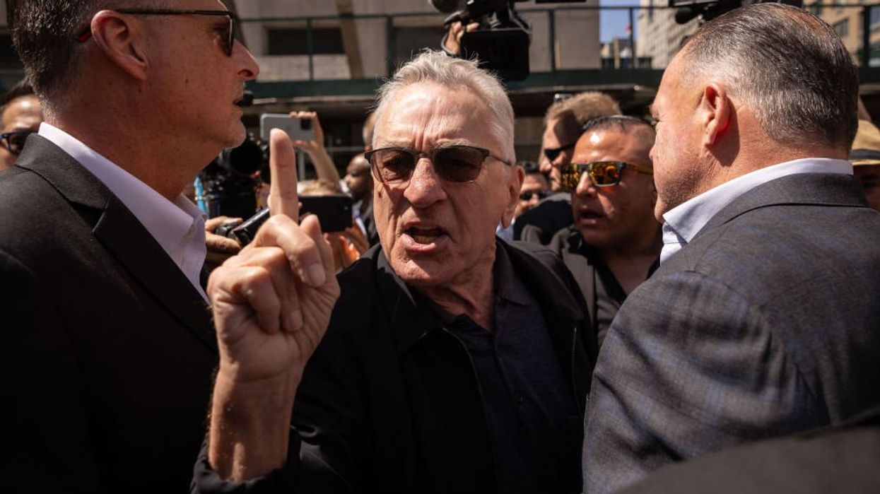 Robert De Niro warns Trump could destroy the world in unhinged Biden campaign presser