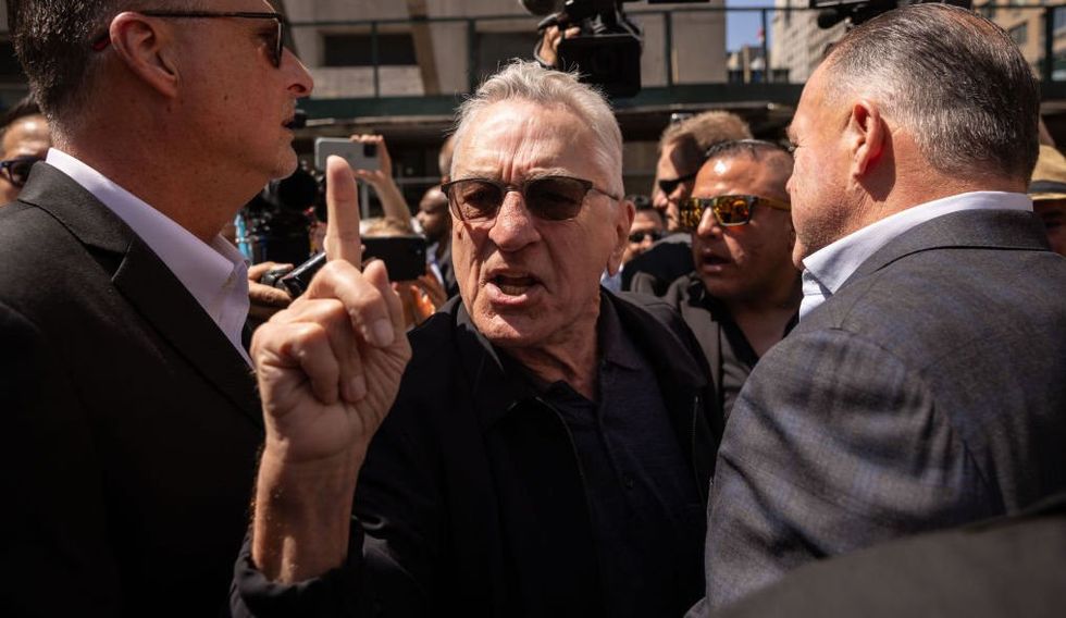 Robert De Niro warns Trump could destroy the world in unhinged Biden campaign presser
