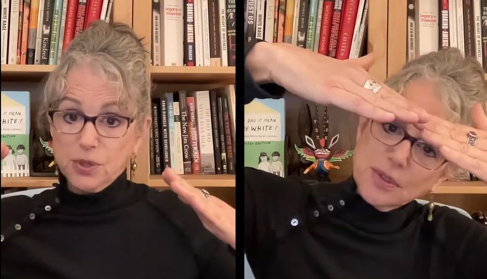 Robin DiAngelo beclowns herself in attempt to smearÂ  Sistine Chapel painting as 'perfect convergence of white supremacy'