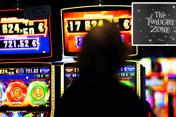 Robot slot machine chasing Vegas gamblers down has people worried 'The Twilight Zone' is coming true