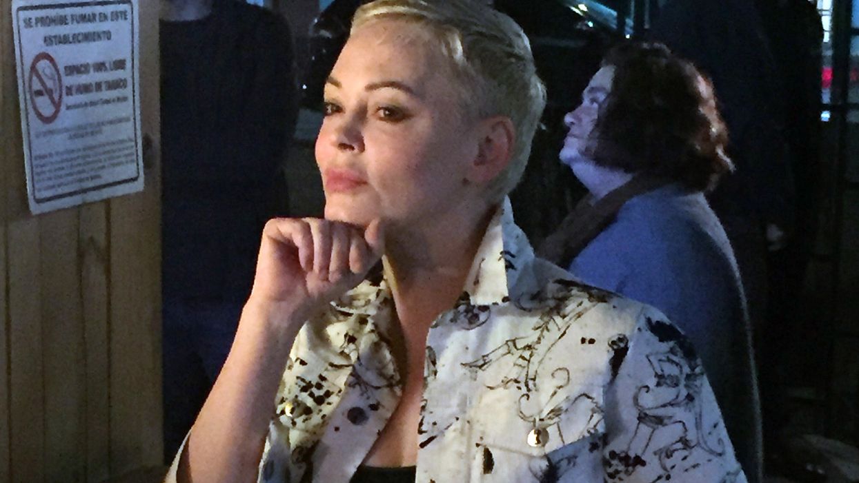 Rose McGowan comes out swinging against 'liberal intellectuals' defending Jeffrey Toobin's masturbation scandal